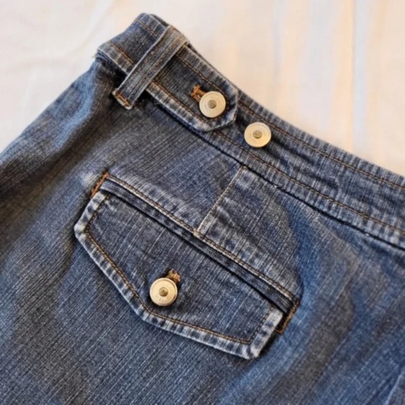 Anne Klein Vintage Boot cut Jeans with Flap Back Pockets - Picture 9 of 9